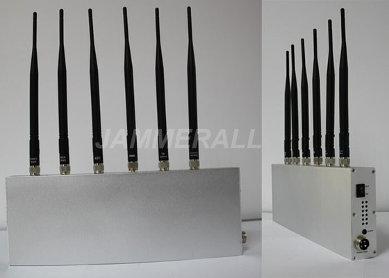 6 anteny Inhibitor sygnału telefonii komórkowej, potężny zakłócacz sygnału 3G / WiFi