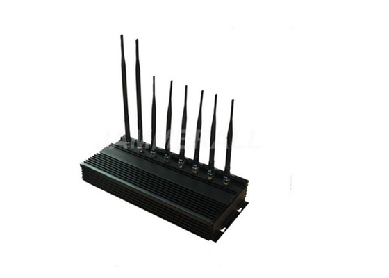 High Power UHF VHF Jammer, WiFi GPS LoJack 3G Telefon komórkowy Inhibitor sygnału