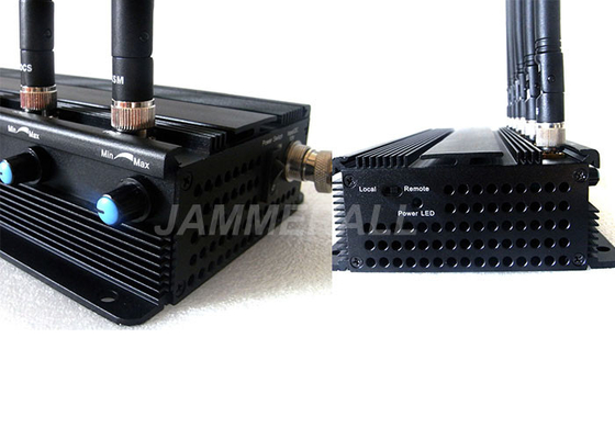 Regulowany Jammer 3G Telefon komórkowy 3G z 6 potężnymi antenami