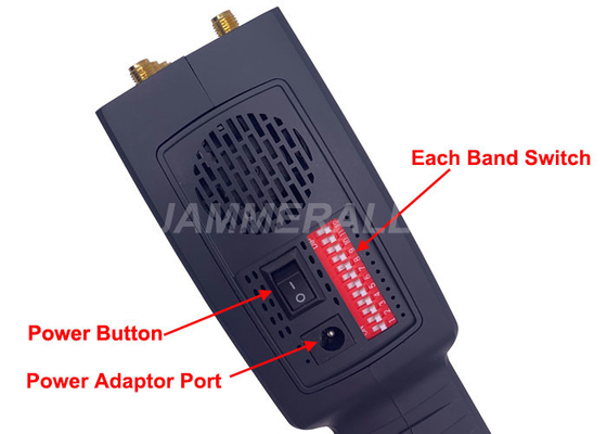 All-in-One Handheld komórka Jammer Dla sygnałów WiFi LOJACK GPSL1L2L5