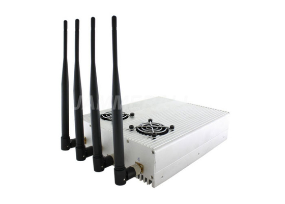 4 zespoły Desktop 3G Telefon komórkowy Jammer Signal Adaptery AC z dobrym systemem chłodzenia