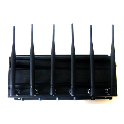 Regulowany bloker sygnału telefonu komórkowego Jammer 6 Anteny CDMA GSM DCS PCS Typ