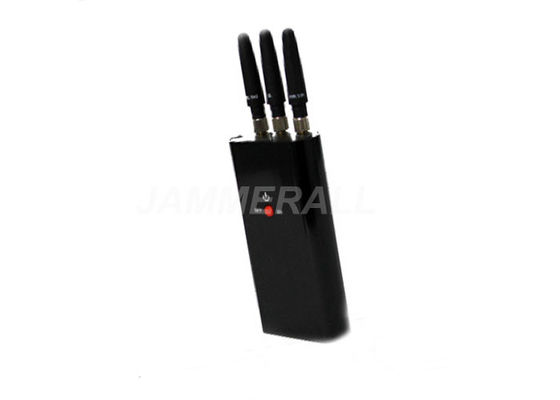 jakość  3 Antennas Portable Cell Phone Jammer , Mini - Pocket Size Mobile Signal Jammer fabryka